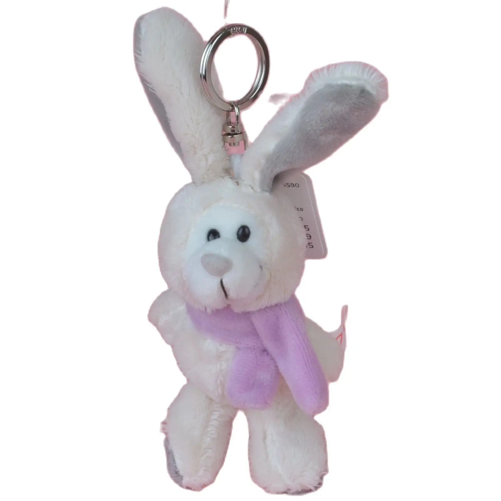 

10 см фиолетовый шарф кролик животные подвеска брелок для рюкзака Мягкий Кролик украшение Детская плюшевая игрушка подарок брелок