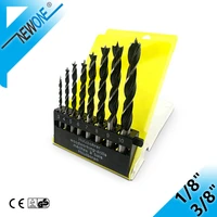 newone brad point twist drill bit set for for drilling wood7pcsset high carbon steel extra long drills three point woodworking