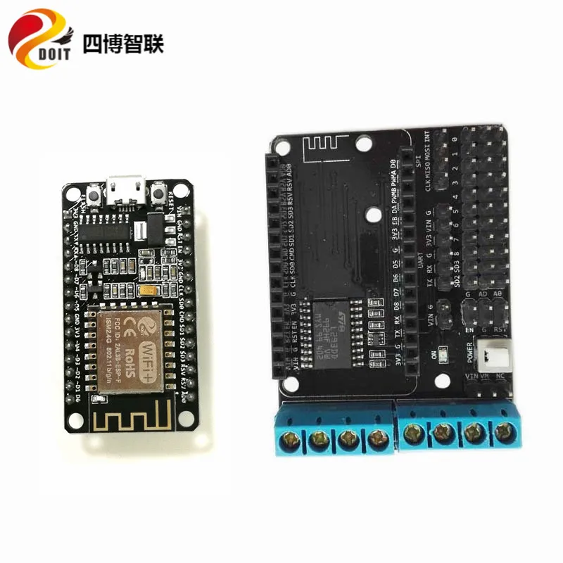 NodeMCU беспроводной контроль TS300 амортизирующий металлический умный RC робот-Бак