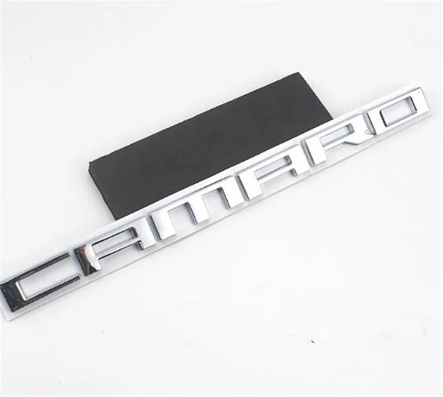 5X новая хромированная Черная Наклейка 3D металлический CAMARO Автомобильный задний