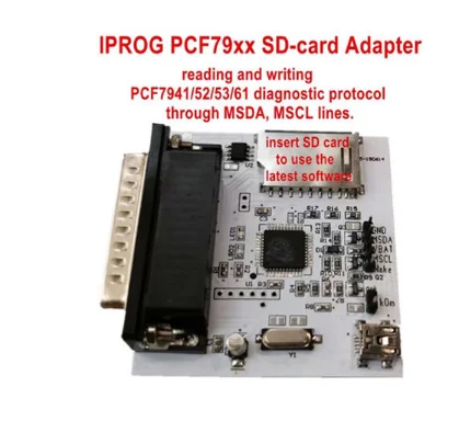 PCF79xx adapter Лучшее качество V80 IPROG Porgrammer IR MB адаптеры IPROG CAN-BUS адаптер IPROG Kline адаптер с бесплатной доставкой - Цвет: PCF79xx adapter