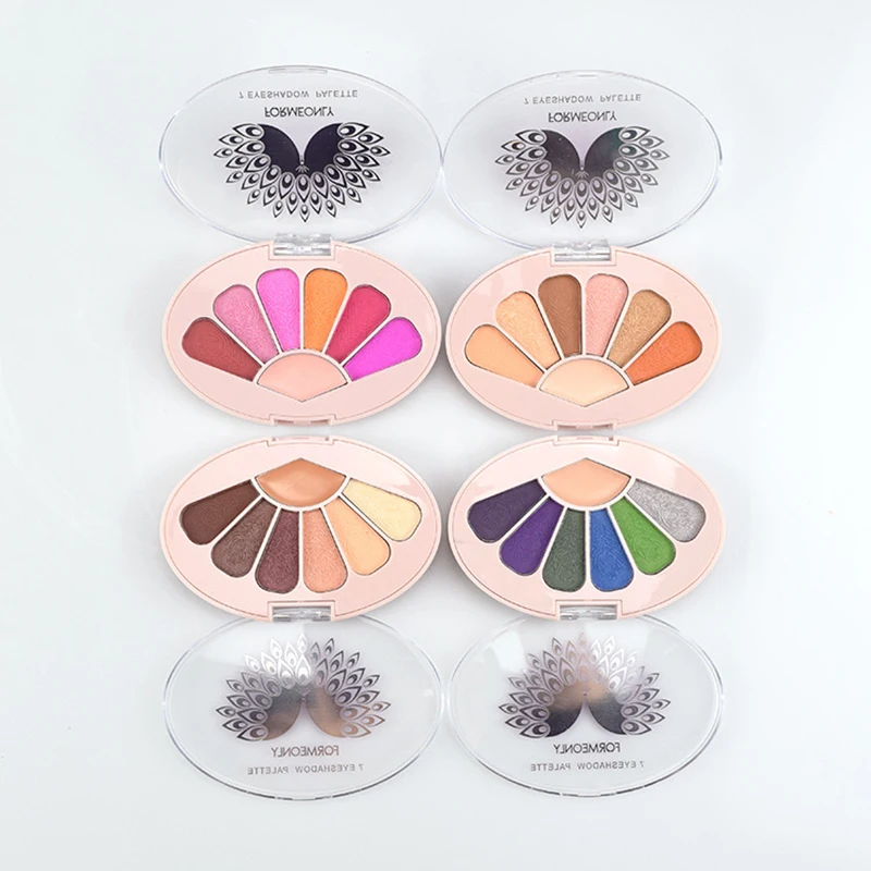 Новая палитра для макияжа 6 цветов теней век в стиле павлина матовая Обнаженная