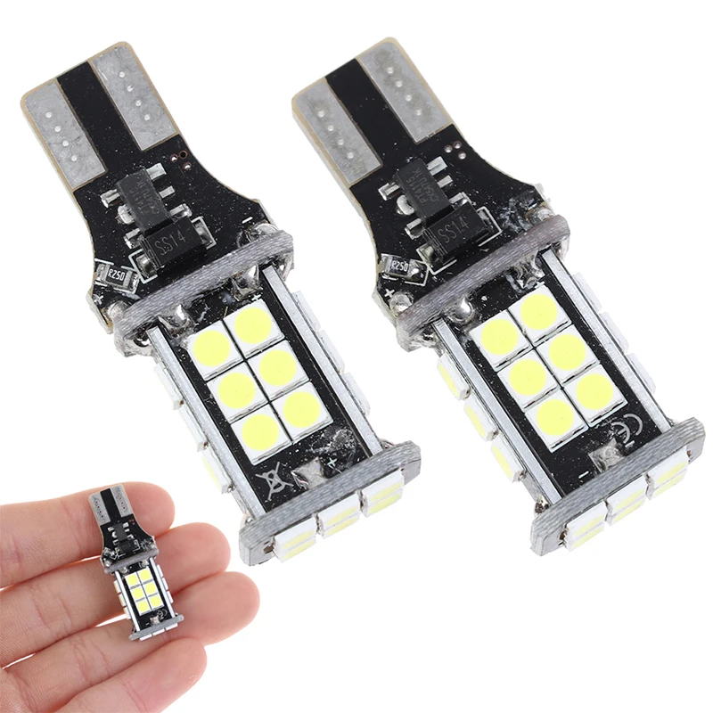 Светодиодные лампы с CANBUS W16W T15 2 шт. светодиодные 2835 SMD без ошибок по OBC на 12 В для