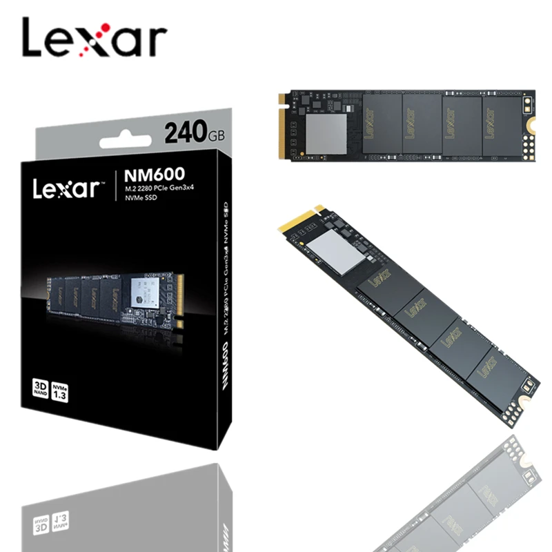 Lexar M.2 2280 SSD NVMe PCIe Gen3x4 NM600 NM610 3D NAND TLC HDD 250 ГБ 500 ТБ 480 960 Внутренний твердотельный