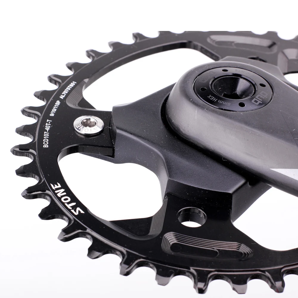 Камень овальная Звездочка 107BCD для Sram Force диаметра окружности болтов (107 bcd MTB