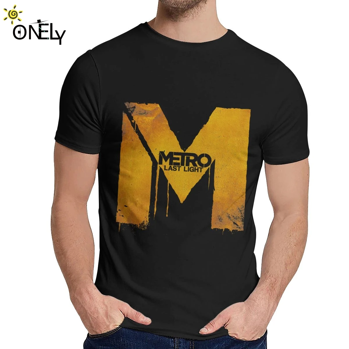 Симпатичная хлопковая газовая маска с логотипом Metro LL токсичная игровая футболка