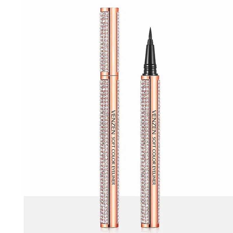 Гладкая Черная Подводка для глаз не размазывается легко снимается подводка