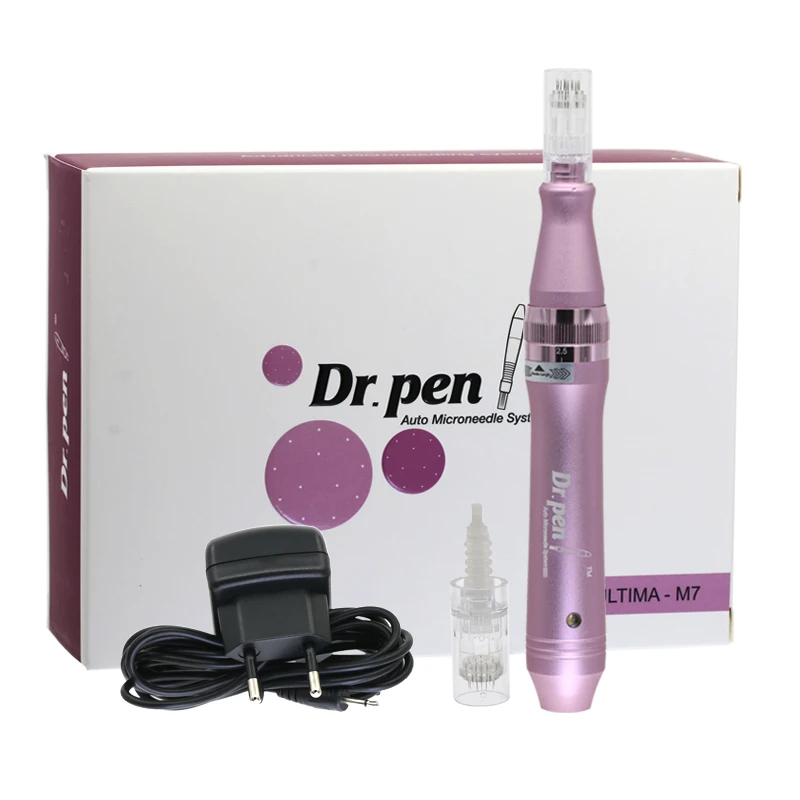 Dr. Ручка M7 Microneedling ручка электрический Micro Derma Авто анти-старения Facail шрамов