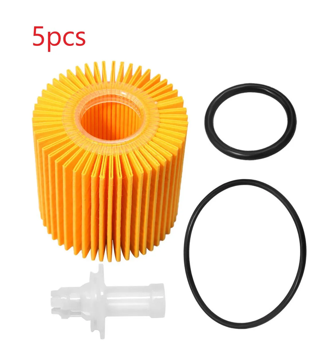 

5pcs Oil Filter Element 04152-YZZA104152-YZZA4 04152-YZZA6 Oil Grids 04152-YZZA5 Oil Filter Element For Toyota Camry