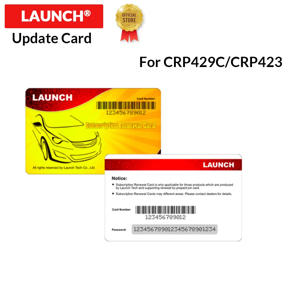 Программное обеспечение LAUNCH Pin для карт поддержка обновления X431 CRP429C / CRP423 CRP909 CRP909E