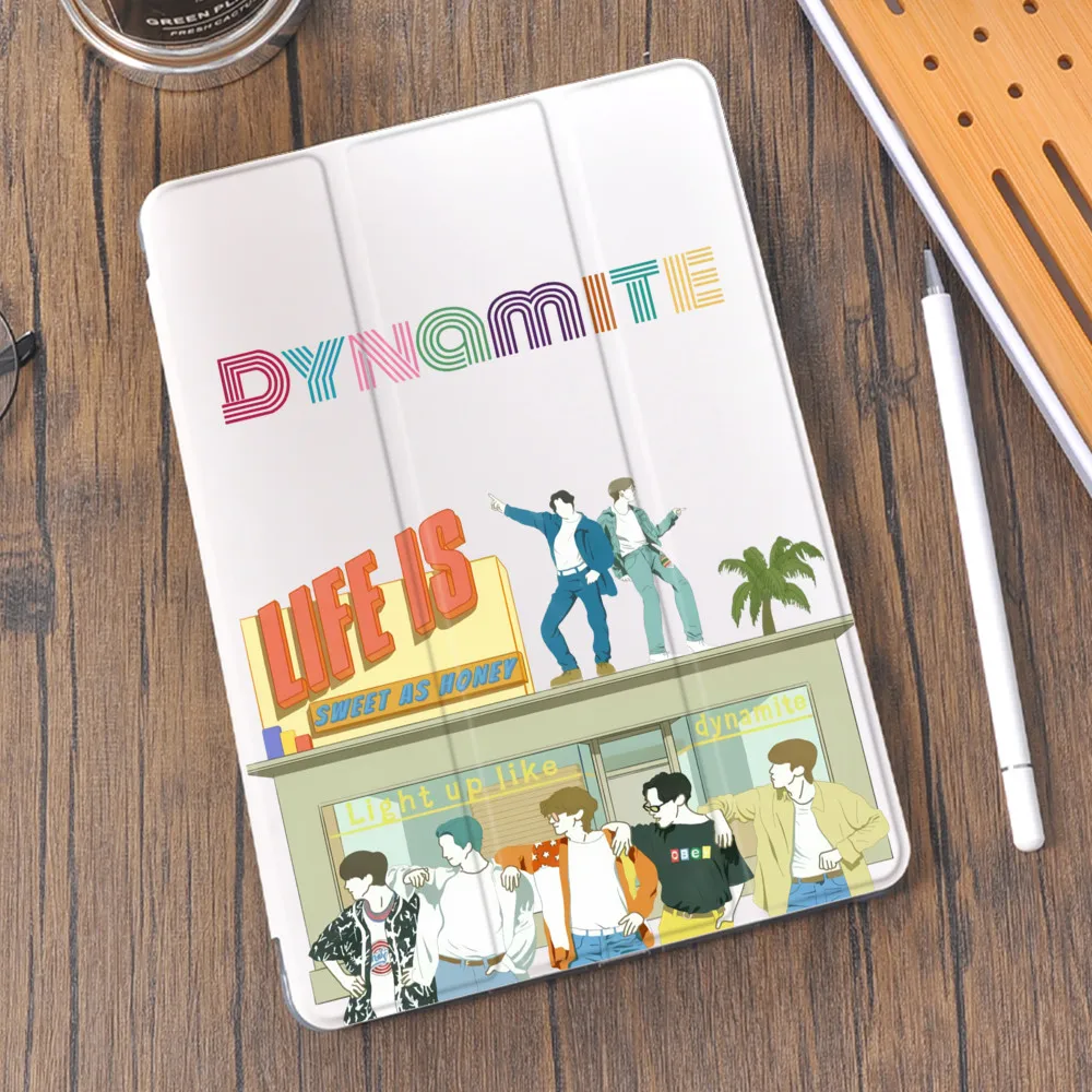 

2020 New Album DYNAMITE For iPad Air 4 Case Fashion 10.2 7th 8th Mini 5 Original Luxury Silicone Cover Pro 11 Funda 2020 12.9