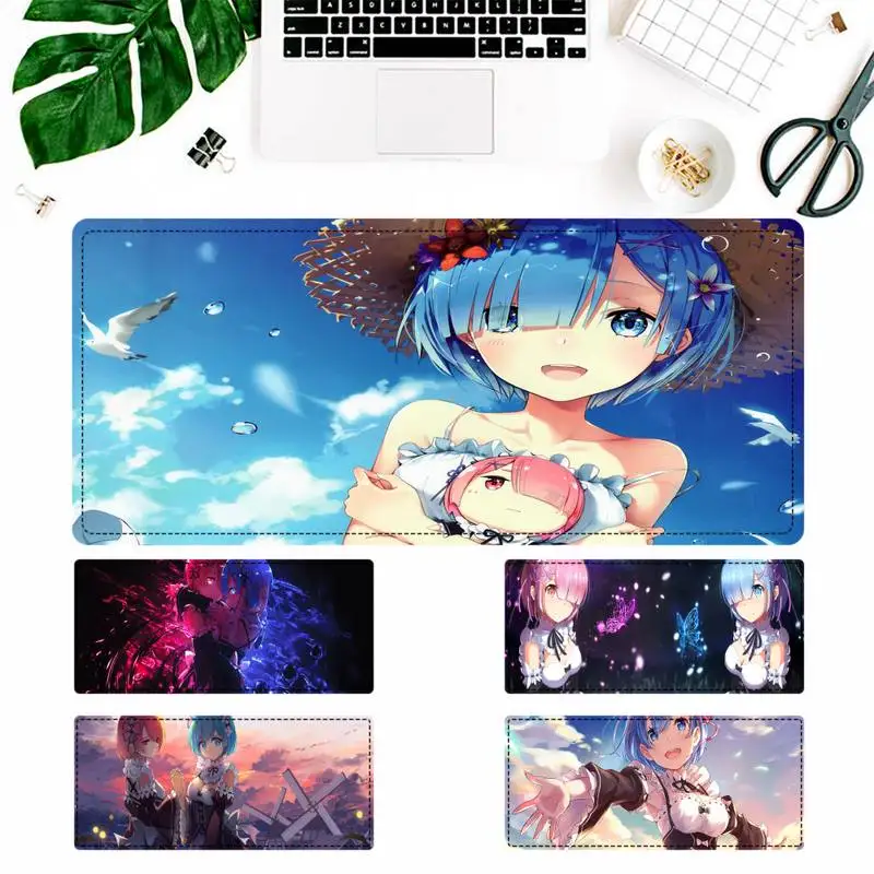 

Роскошный Настольный коврик для мыши XX Rem Re Zero для ПК, ноутбука, геймера, коврик для мыши, аниме нескользящий коврик, клавиатуры, для Overwatch/CS GO