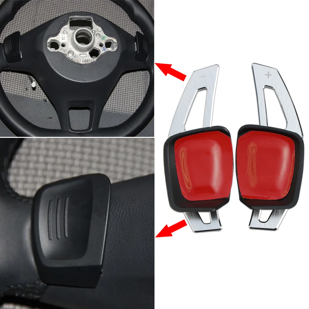 Рулевое колесо DSG весло удлинители переключатели передач наклейка крышка для