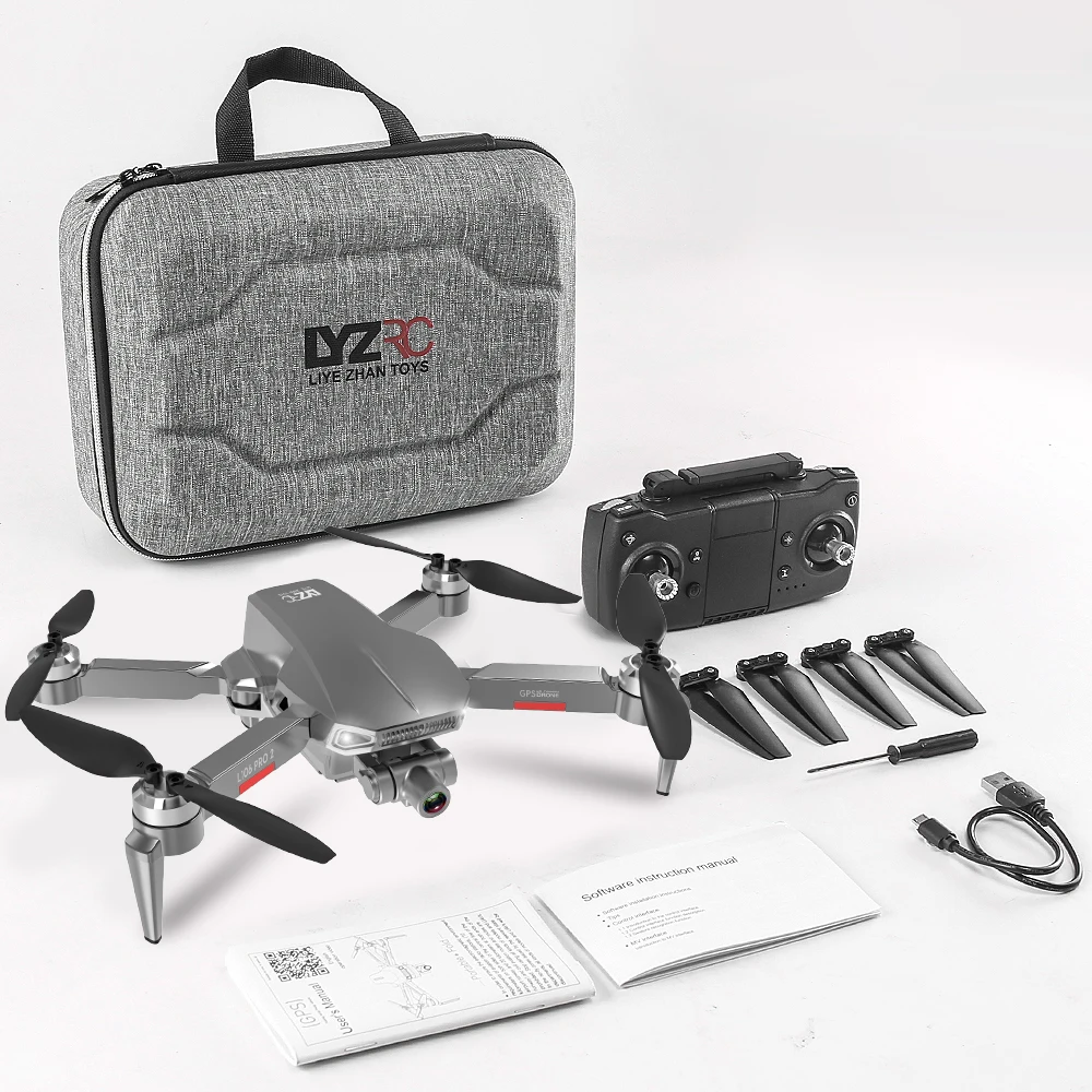 

Дрон L106pro 2, 2 камеры, GPS, 4K HD, складной, радиус 1200 м