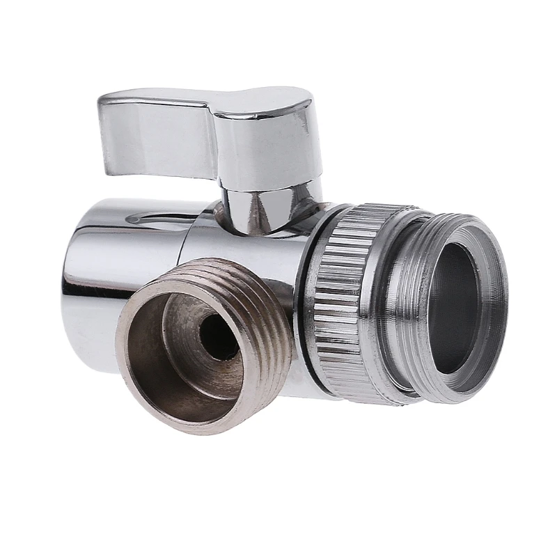

Bathroom Kitchen Brass Sink Valve Diverter Faucet Splitter to Hose Adapter M22 X M24 L4MF