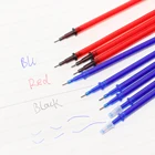 10 шт. 0,5 мм синийчерныйкрасный нейтральный чернил стираемая ручка стержень сменный гелевый заправляемая ручка канцелярские принадлежности для студентов офисные школьные записи инструмент подарок