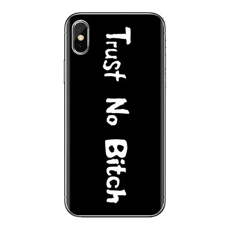 Силиконовый чехол-сумочка для телефона доверия не сука печатных htc один U11 U12 X9 M7 M8