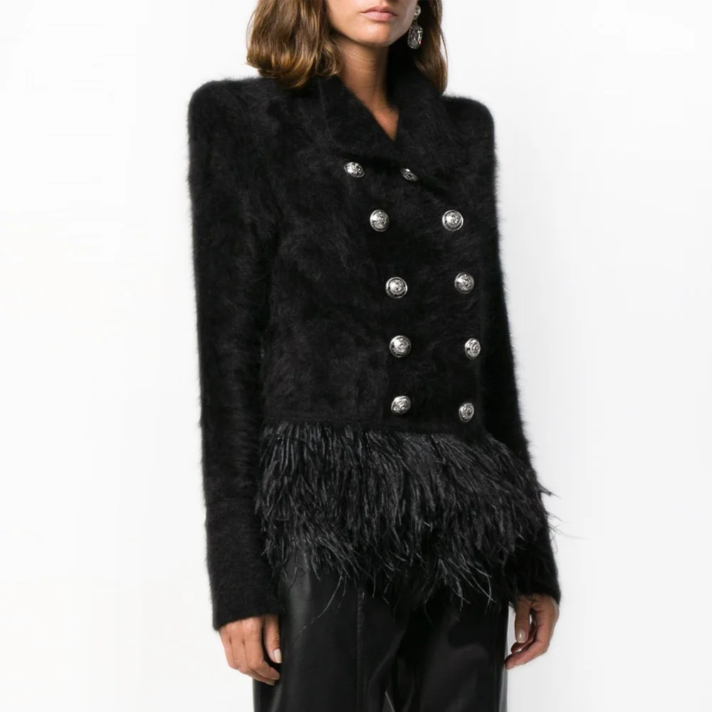 Высококачественная зимняя Новинка 2019 модная женская куртка из меха норки и