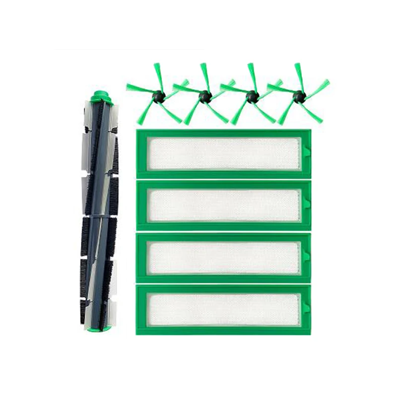 

Replacement Kit for Vorwerk VR200 VR300 Vacuum Cleaner Main Roller Brush Side Brush and Hepa Filter Package