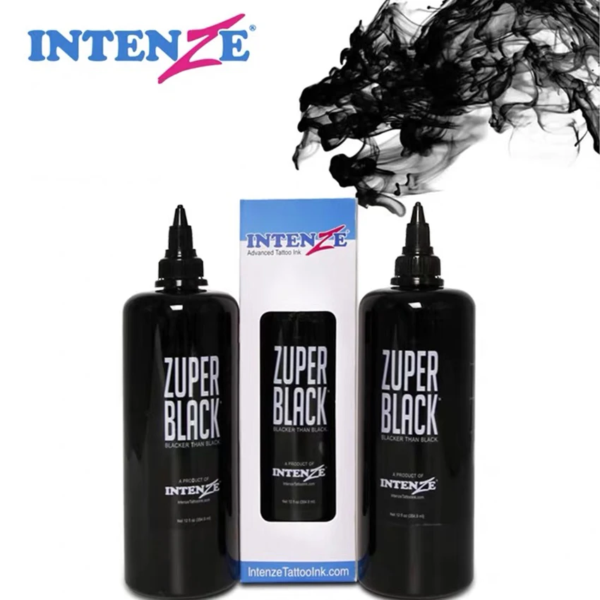 

(360 мл) Φ Zuper черная тату пигментная краска