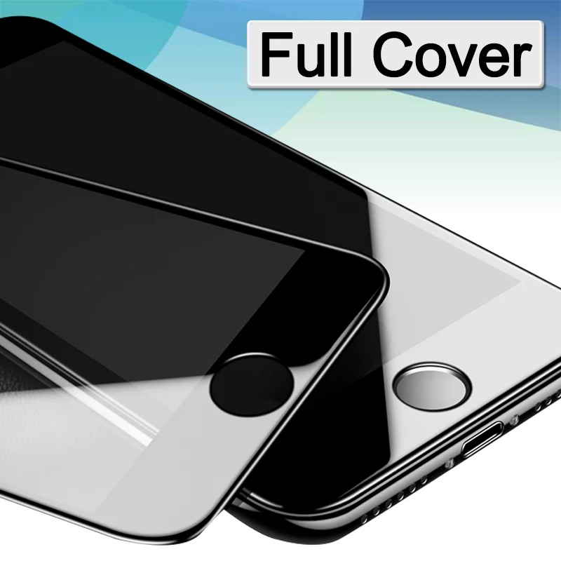 Закаленное стекло для apple iphone se 2020 черное Защитное экрана iPhone 12 Pro Max SE 2 6 6s 7 8 plus