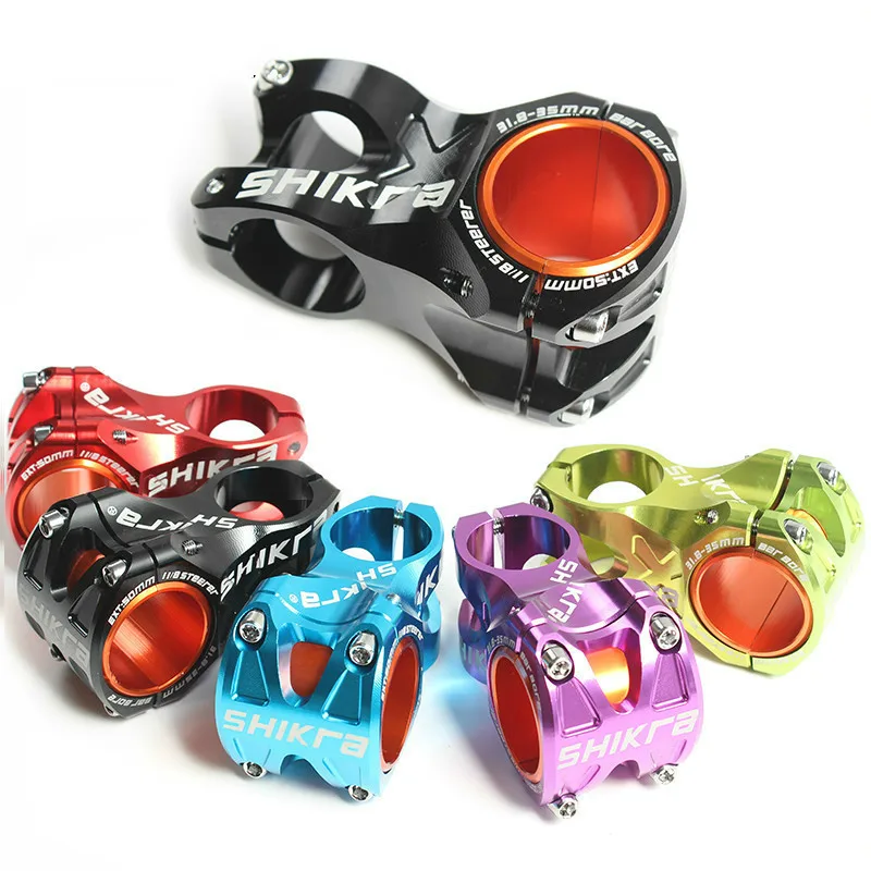 

ELYON MTB Bike Handlebar Stem 35mm/31.8mm Wear-resistant Outdoor Cycling Accessories Aluminum Alloy Bicycle Parts 5 Colors