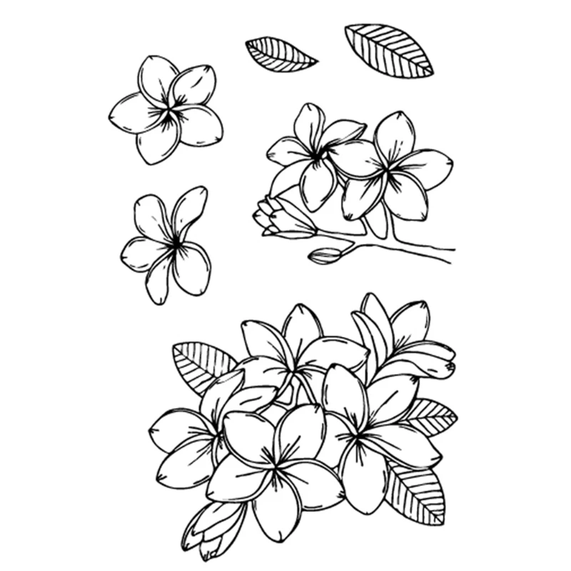 

Flowers Silicone Clear Seal Stamp DIY Scrapbooking Embossing Photo Album Decor