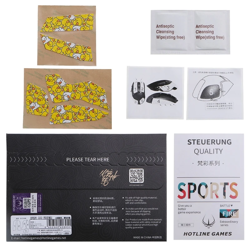 

Цветная наклейка для мыши Hotline, боковая наклейка для игровой мыши logitech G502, противоскользящая лента, легко наносится