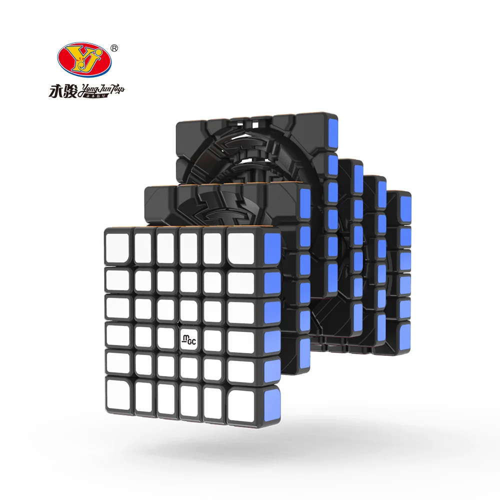 Оригинальный магнитный Магический кубик YJ MGC 6x6 Yongjun 6 кубик-головоломка