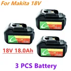 Аккумуляторная батарея BL1860 18 в 100% мАч, литий-ионная батарея для Makita 18 в, аккумулятор BL1840 BL1850 BL1830 BL1860B LXT 18000 с зарядным устройством, новинка 400