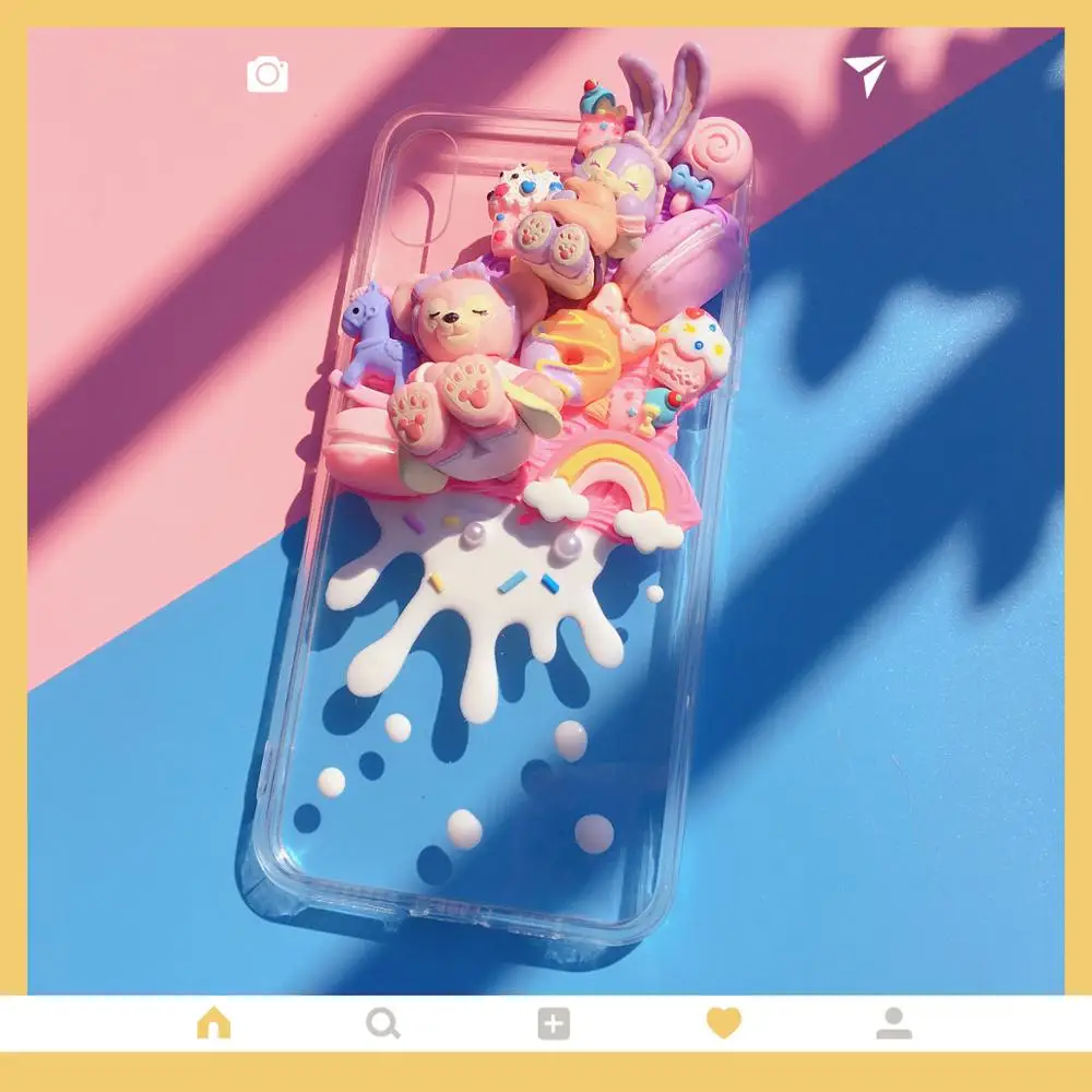 Для iPhone11 pro Чехол 3D чехол для телефона сделай сам ip6/6 s + 7/8plus ручная работа