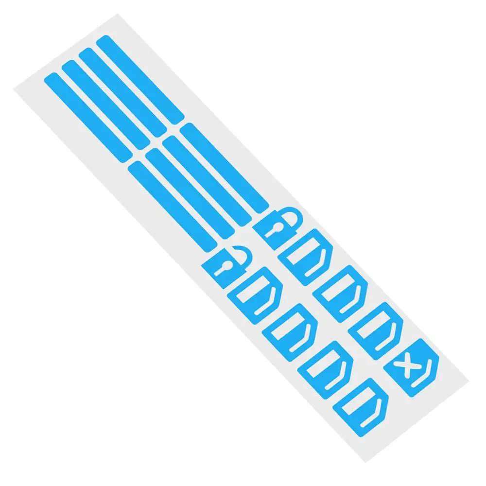 Светящиеся автомобильные наклейки на двери окна подъемника кнопки для VW Polo 2016 Golf