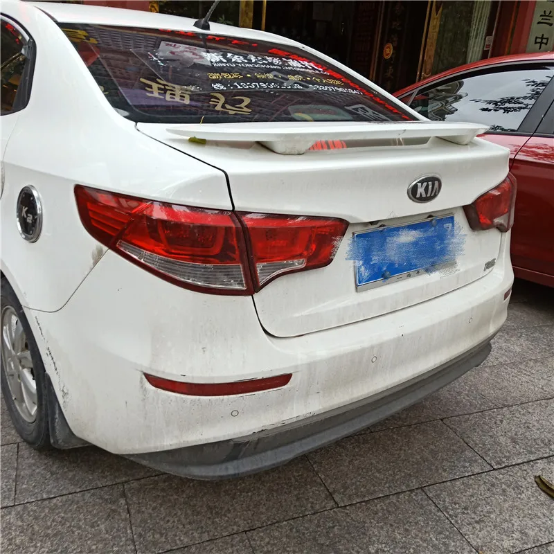 Для kia Forte спойлер высокого качества ABS Материал заднего крыла автомобиля Спойлер