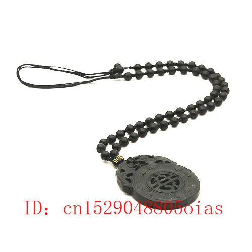 Китайская бижутерия из натурального черного и зеленого нефрита очаровательные