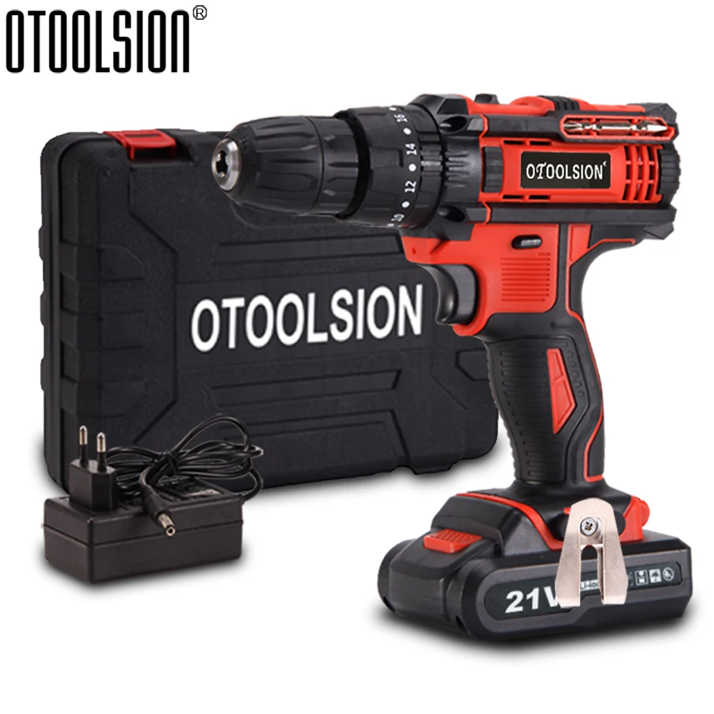 Шуруповерт ударный аккумуляторный 21 в с аккумулятором|Электрические дрели| |