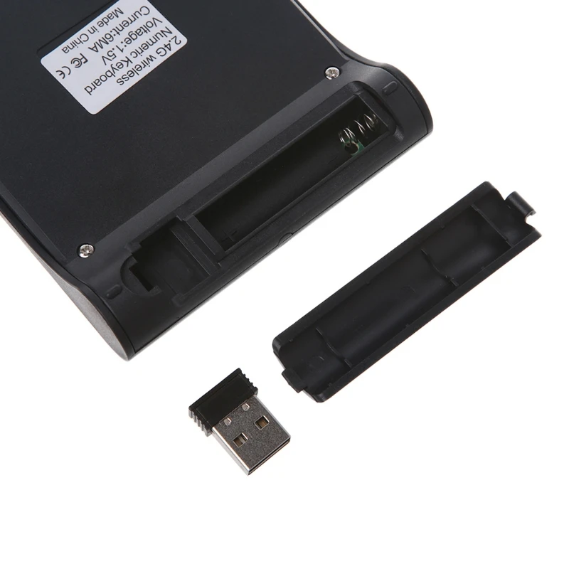 Портативная 2 4G беспроводная цифровая клавиатура USB с цифровым номером Pad 18 клавиш