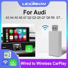 Беспроводной адаптер LEXXSON CarPlay для Audi A1 A3 8p 8v A4 b6 b7- b9 S4 S5 A5 A6 c5-c7 A7 Q2 Q3 Q5 Q7 2015-2021, OEM, автомагнитола