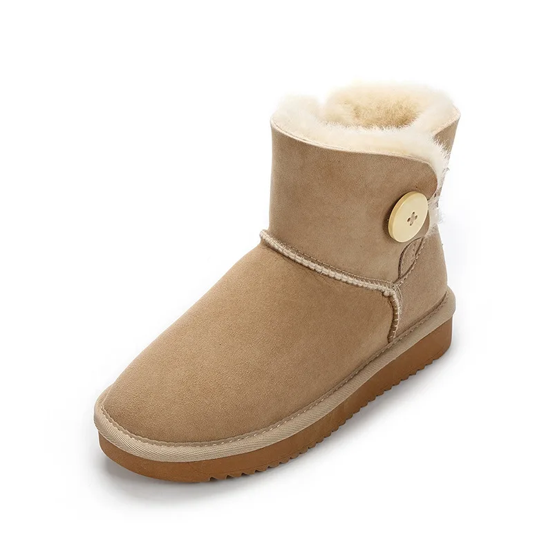 Новинка 100% обувь из натурального меха 2020 женская зимняя теплая ботинки на