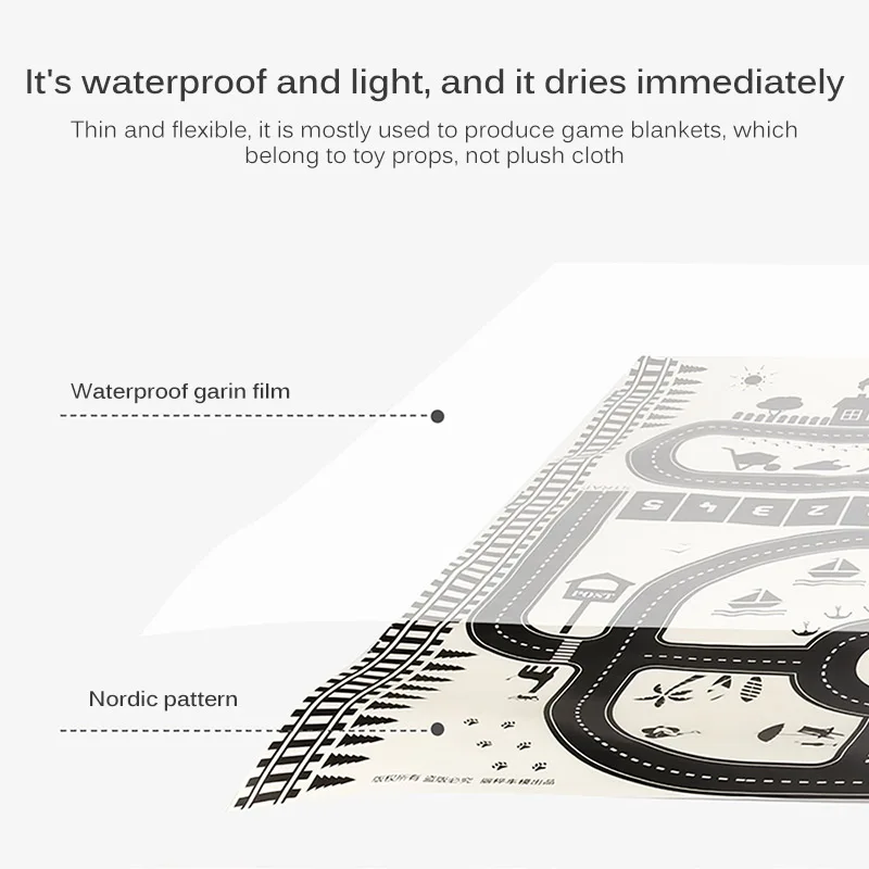 

Toy Car Baby Play Mat City Traffic Road Map Mat Carpet City Car Parking Lot Roadmap Traffic Signs Baby Climbing Playing Mat Game