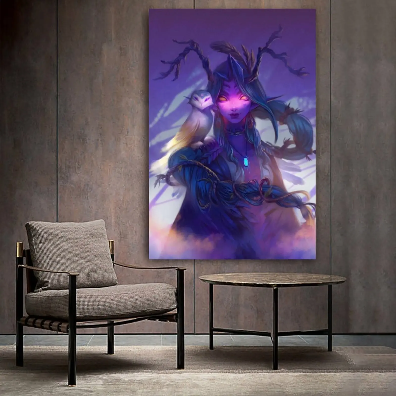 Druid Melissa Moonlight Canvas постер декоративный для спальни спортивный ландшафт офисный
