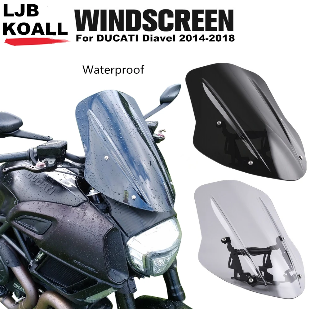 Для Ducati Diavel 2014 2015 2016 2017 2018 мотоциклетные ветровое стекло дефлектор экран с