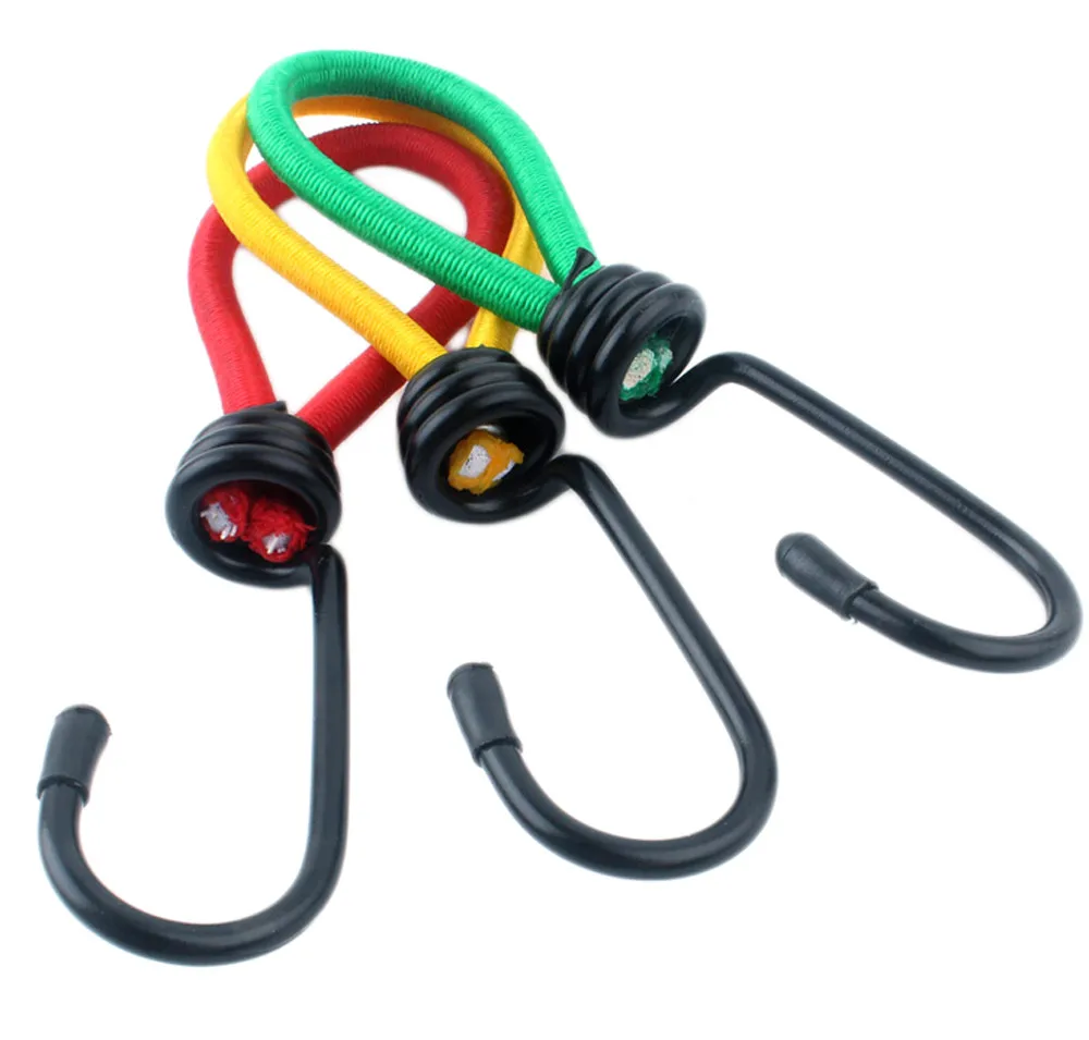 15CM Outdoor Traveling Camping Hiking Essential Multifunction Elastic Rope Tied Hook Stretch pull buckle | Спорт и развлечения