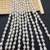 1 piece freshwater pearls natural shape baroque high quality loose perforated beads diy for jewelry making bracelets necklaces
