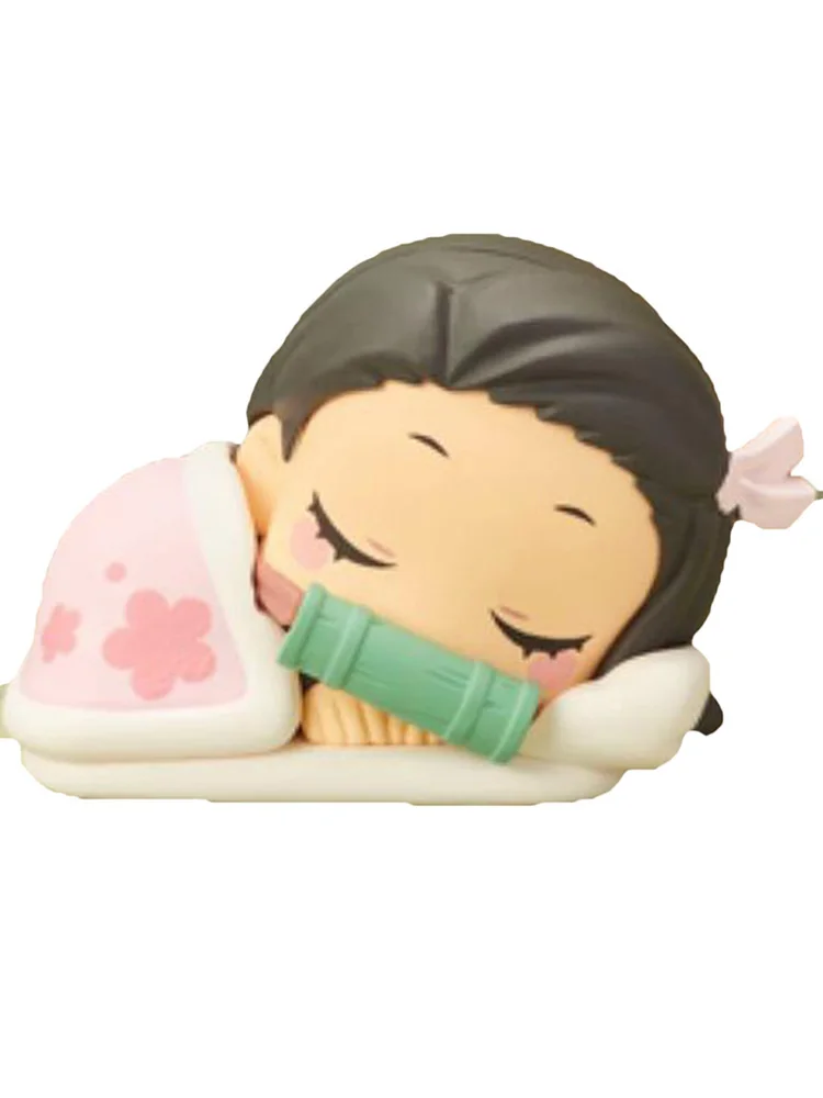 

5pcs/set Demon Slayer Capsule Anime Toys Figures Action Kimetsu no Yaiba Kamado Tanjirou Nezuko Inosuke Cute Sleeping Doll Figma