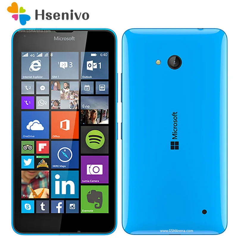 nokia lumia 640 refurbished original 8mp camera nfc quad core 8gb rom 1gb ram mobile 4g lte fdd 4g 5 0 1280x720 4g phone free global shipping