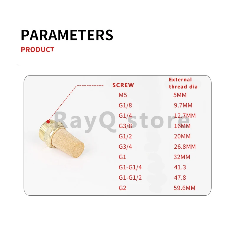 Пневматический латунный глушитель BSL1/8 &quot1/4" 3/8 &quot1/2" резьба быстро выхлоп