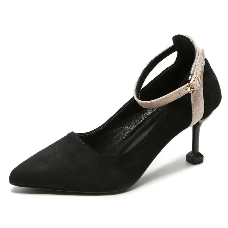 Новинка 2019 года выразительные элегантные женские туфли на высоком каблуке в