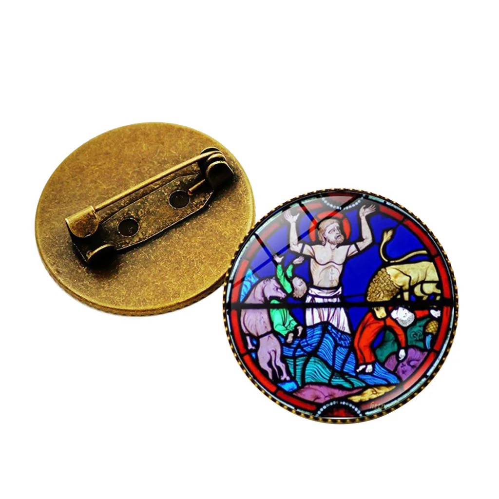 Брошь роза окно цветок время брошь с камнем аксессуары для одежды ретро булавка