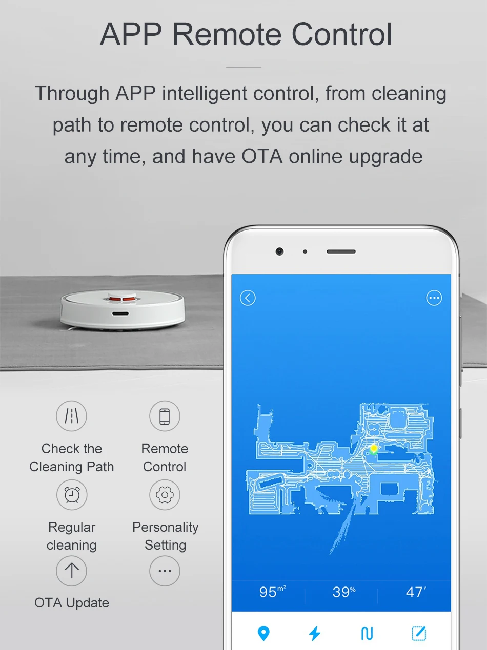Roborock s50 s55 Xiaomi пылесос 2 для домашнего умного уборки влажной уборки ковра пыли подметания mi робот роботизированное бес
