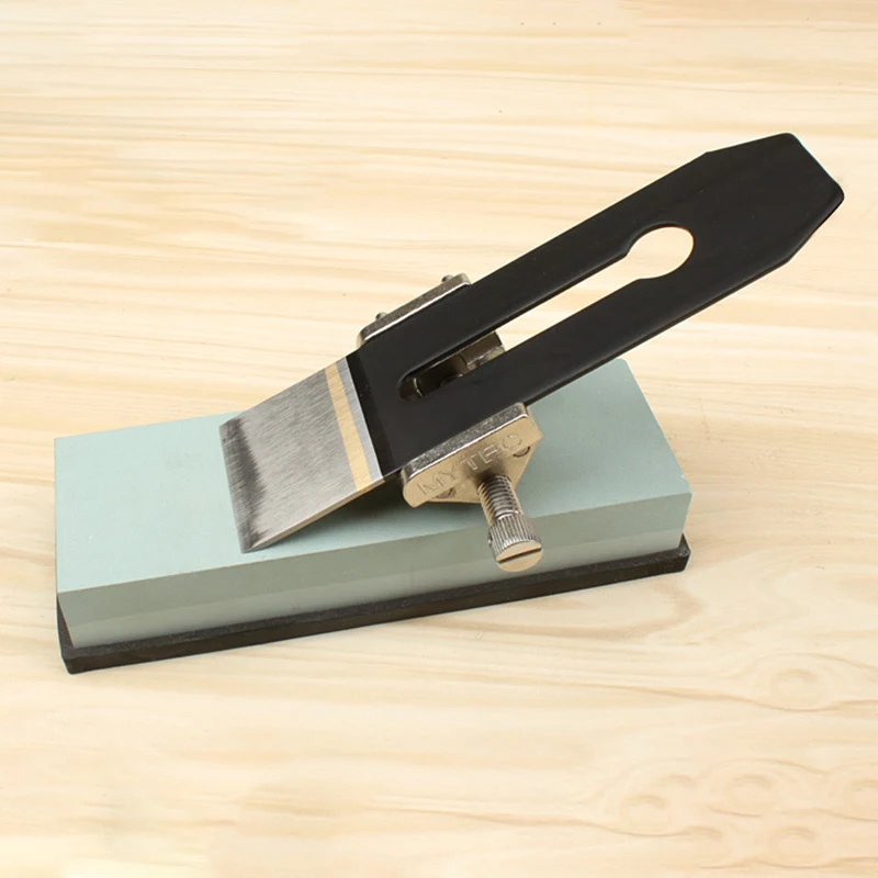 

Stainless Steel chisel sharpener Side Clamping Fixed Angle Honing Guide for Wood Chisel Planer Blade Flat Chisel Edge Sharpening